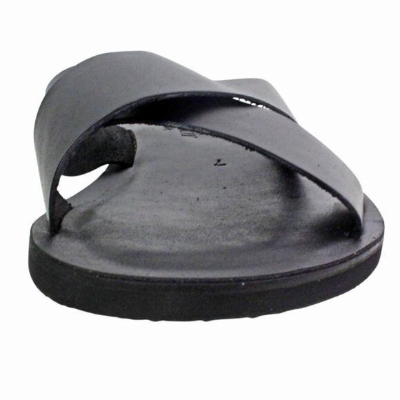 Malibu Black Italian Mens Sandals Shoes, Leather Shoes main image 5